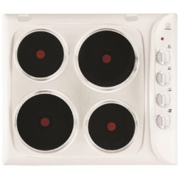 Indesit 60cm 4 Zone Sealed Plate Hob in White - PIM604WH