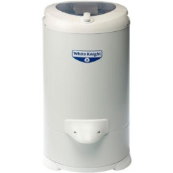 White Knight 3.6kg Gravity Drained Spin Dryer in White - 28009W