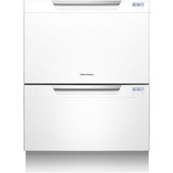 Fisher & Paykel DD60DCHW7 Double Dishdrawer with White Doors - 89382_FP