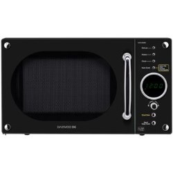 Daewoo 20 Litre Black Freestanding Microwave Oven - KOR6N9RB