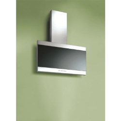 Best Latina Slim Depth 90cm Chimney Hood in Stainless Steel and Mirror Glass