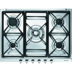 Smeg Classic 70cm Gas Hob with Cast Iron Pan Stands - SE70SGH-5