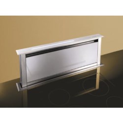 Best Lift 90cm Downdraft Extractor in White Glass External Motor Version - HOOD-BE-LE-90-WH