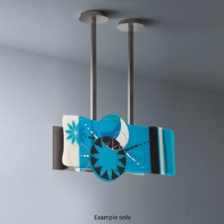 Best Secret 900mm Pendant Island Hood in Black in Stainless Steel & Black Painted Glass - HOOD-BE-SE-90-BL