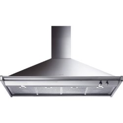 Smeg Opera Stainless Steel 120cm Wide Chimney Hood - KD120X-2