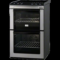 Zanussi 50cm Wide Electric Cooker in Stainless Steel - ZCV551MX