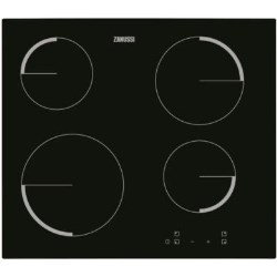 Zanussi ZEV6240FBA Touch Control Four Zone Ceramic Hob - Black