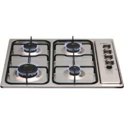 CDA Level 1 Four Burner 60cm Gas Hob in Stainless Steel - HCG501SS