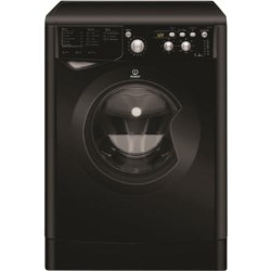 Indesit IWD7145K Free-Standing Washing Machine in Black - IWD7145K