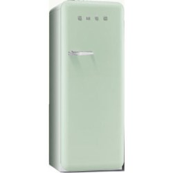Smeg 50s Style Pastel Green Right Hand Hinge Freestanding Fridge with Ice Box - FAB28QV1
