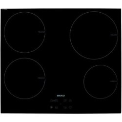 Beko HII64400AT Four Zone Touch Control Induction Hob In Black