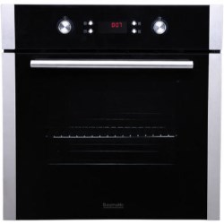 Baumatic B610MC Megachef Multifunction Electric Built-in Single Oven - Black And Stainless Steel