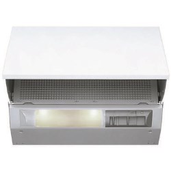 Neff 60cm Integrated Cooker Hood in Silver Metallic - D2664X0GB