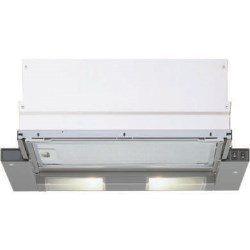 Neff 60cm wide Telescopic Hood in Silver Grey Metallic - D4618X0GB