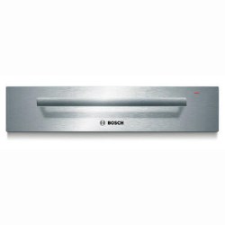 Bosch 14cm High Warming Drawer in Brushed Steel in Stainless steel - HSC140652B