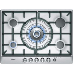 Bosch Exxcel 70cm Gas Hob in Brushed Steel in Stainless steel - PCR715M90E