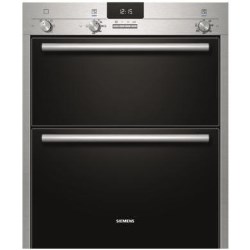 Siemens iQ100 Electric Built Under Double Oven in Stainless steel - HB13NB521B