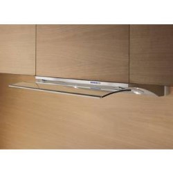 Elica 90cm Telescopic Curved Glass Canopy Cooker Hood in Stainless steel - GLIDE90