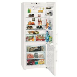 Liebherr 75cm wide Frost Free Freestanding Fridge Freezer in White - CN5113