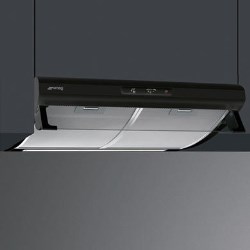 Smeg Cucina 60cm Standard Hood in Black - KSEC61NE