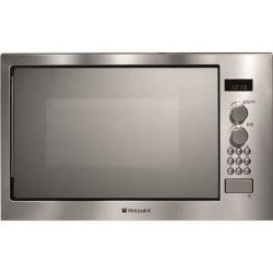 Hotpoint MWH222I 24 L Built In Microwave with Grill in Stainless Steel