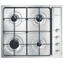 Smeg 60cm Gas Hob with Safety Valves - SE64SNX3