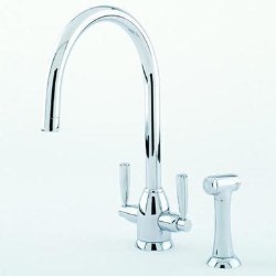 Perrin and Rowe Contemporary Collection Oberon Single Lever C Spout Tap
