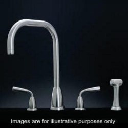 Perrin and Rowe Contemporary Collection Titan Three Hole Mixer Tap With Rinse Option - 4878CP