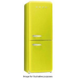 Smeg 50s Style Left Hand Hinged Freestanding Fridge Freezer in Lime Green - FAB32YVE