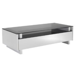 Rome White & Black Coffee Table