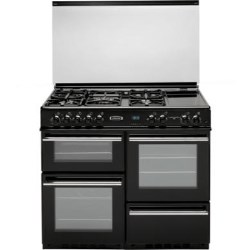 Leisure RCM10FRKP Cuisinemaster 100cm Dual Fuel Range Cooker in Black