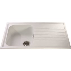 CDA Asterite Sink - Single Bowl - AS1WH