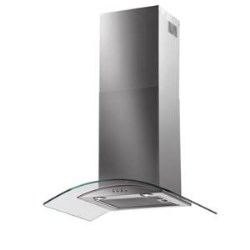 Baumatic Curved Glass 70cm Chimney Hood - BT7.3GL