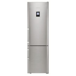 Liebherr No Frost Freestanding Fridge Freezer in Stainless Steel - CBNES3967