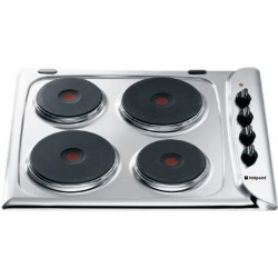 Hotpoint 60cm Wide Electric Hob in Stainless steel - E604X
