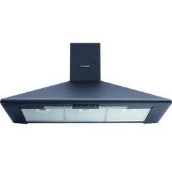 Cannon 100cm wide Chimney Hood in Anthracite
