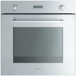 Smeg Cucina Multifunction Electric Built In Single Oven in Stainless steel - SC485X-8