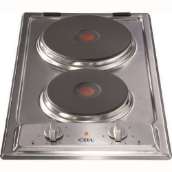 CDA Sealed Plate Domino Electric Hob in Stainless steel - HCE340SS