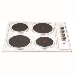 CDA Four Zone Electric Hob in White