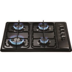 CDA Level 1 Four Burner 60cm Gas Hob in Black