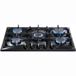 CDA Five Burner Gas Hob with FSD in Black - HCG741BL
