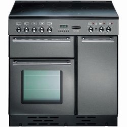 TOLS90ECGY/64350 Rangemaster 90cm wide Toledo Electric Range Cooker with Ceramic Hob