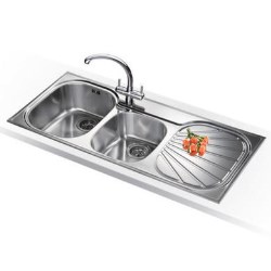 Franke Erica Silk Steel Sink and Tap Designer Pack - EUX621RDP