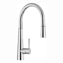 Franke Rolux Single Lever Tap with Pull-out Illuminated Nozzle in Chrome - FRPOSCH