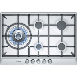 Bosch Avantixx 76cm Five Burner Gas Hob in Brushed steel - PCS815B90E