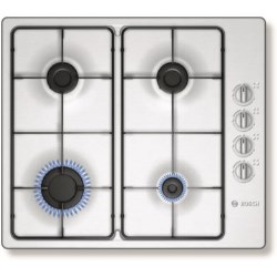 Bosch Classixx 60cm Four Burner Gas Hob in Brushed steel - PBP615B80E