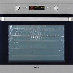 Beko Pyrolytic Electric Built In Single Oven in Stainless steel - OIM22500XP