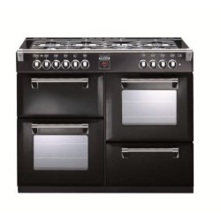 Stoves Richmond 1000GT 100cm Gas Range Cooker in Black - 444440197