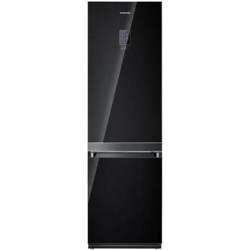 Samsung Premium Freestanding Fridge Freezer in Black glass - RL55VTEBG