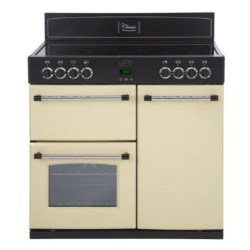 Belling Classic 900E 90cm Electric Range Cooker in Cream - 444440385